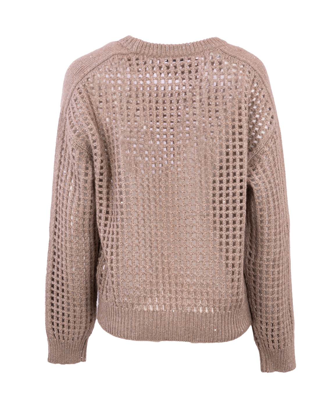 shop BRUNELLO CUCINELLI  Pull: Brunello Cucinelli maglia Sparkling Net in lana, cashmere e mohair
Girocollo.
Spalla abbassata.
Lavorazione a rete.
Composizione: 41% LANA, 39% CASHMERE, 9% MOHAIR, 8% POLIAMMIDE, 3% POLIESTERE.
Fabbricato in Italia.. MGP557500-CUK59 number 1556263